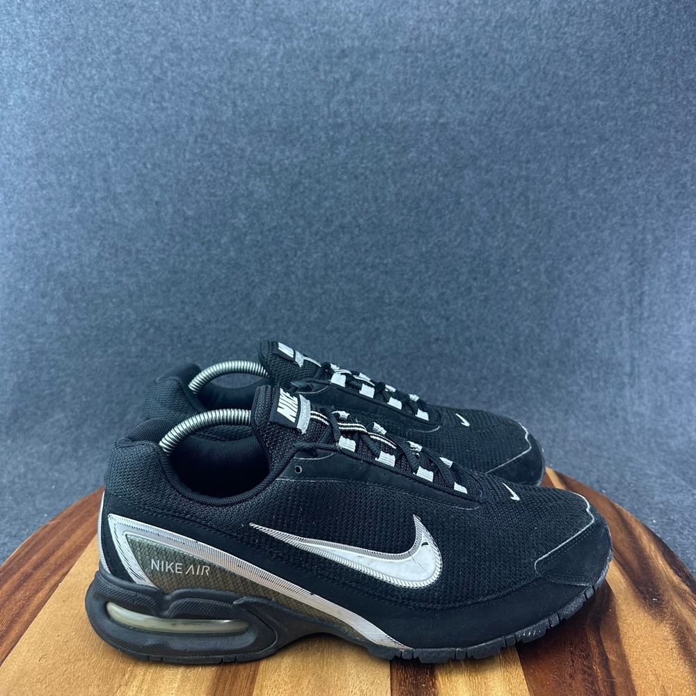 Nike Air Max Torch 3 Black Silver Men's Size 10 Running Shoes 319116-011